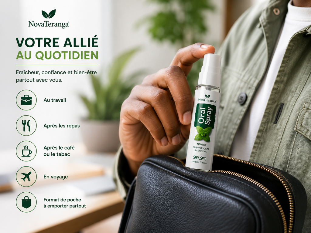 🌿 Spray Buccal Rafraîchissant NovaTeranga – Menthe